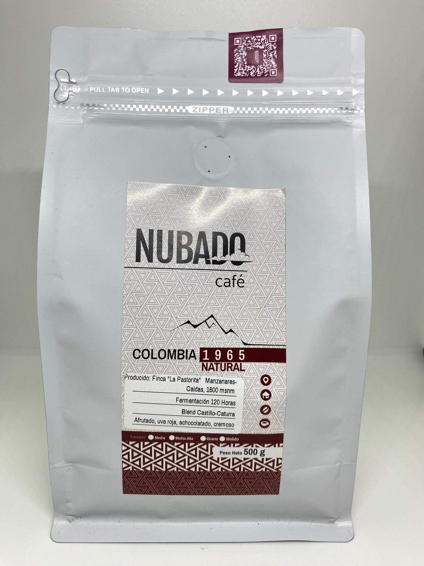Cafe Nubado Natural en Grano 250g