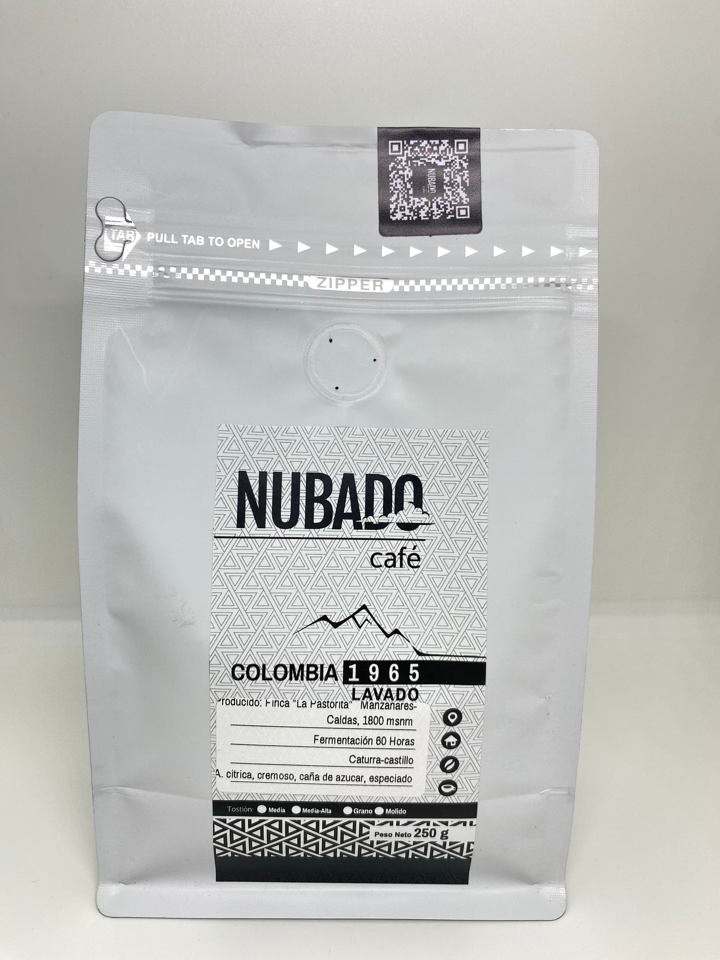 Cafe Nubado Lavado en Grano 250g